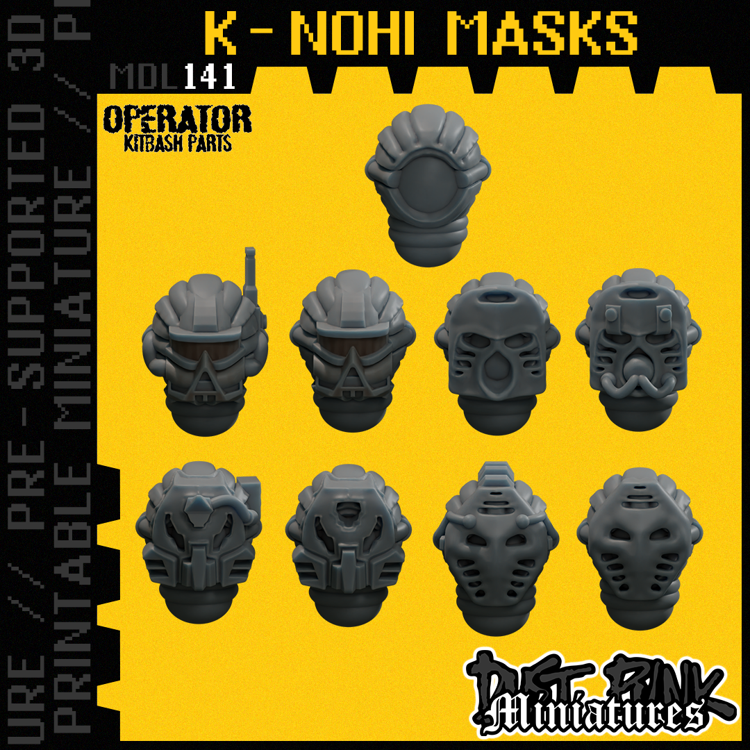 MDL141 K-NOHI HELMETS [PRE-SUPPORTED]